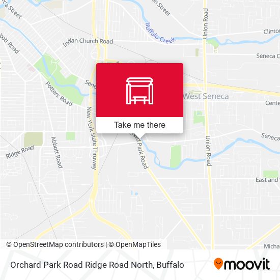 Orchard Park Road Ridge Road North map