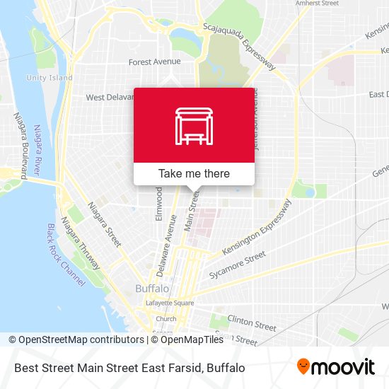 Mapa de Best Street Main Street East Farsid