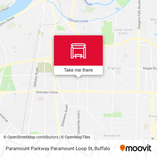 Mapa de Paramount Parkway Paramount Loop St