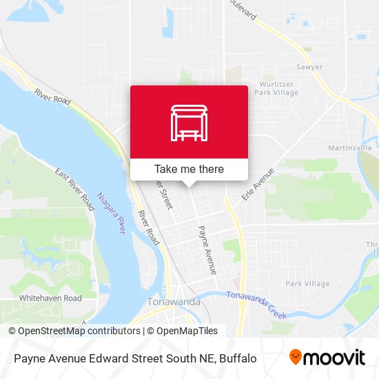 Payne Avenue Edward Street South NE map