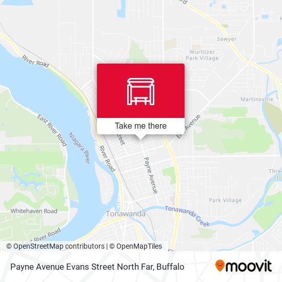 Payne Avenue Evans Street North Far map