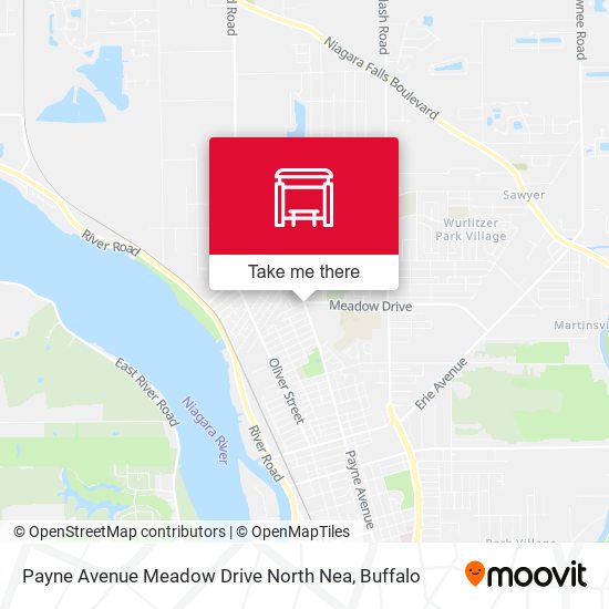 Mapa de Payne Avenue Meadow Drive North Nea