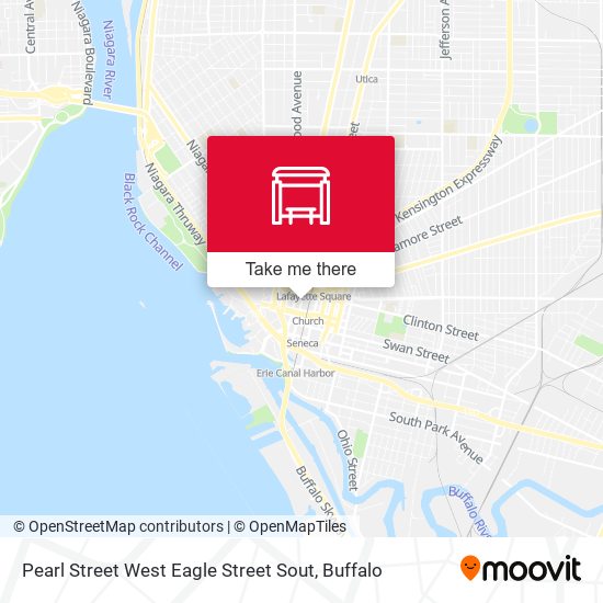 Pearl Street West Eagle Street Sout map