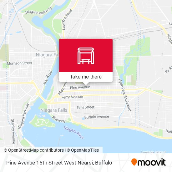 Pine Avenue 15th Street West Nearsi map