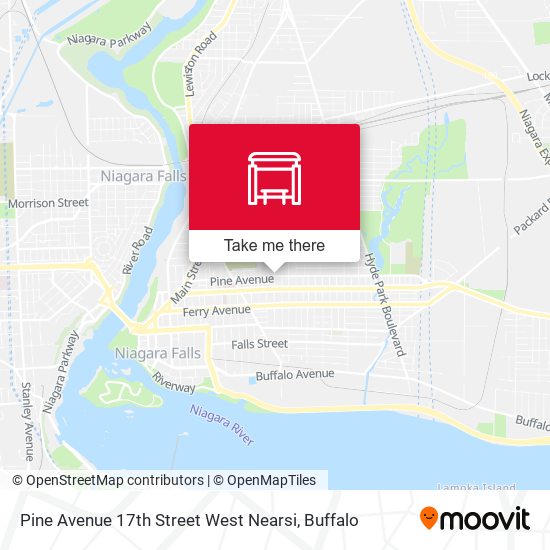 Pine Avenue 17th Street West Nearsi map