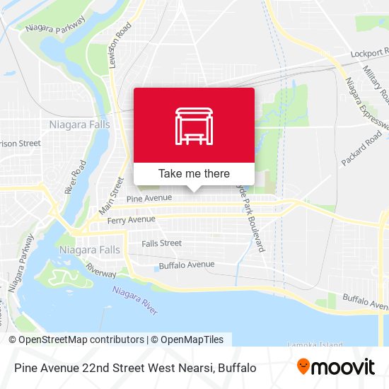 Pine Avenue 22nd Street West Nearsi map