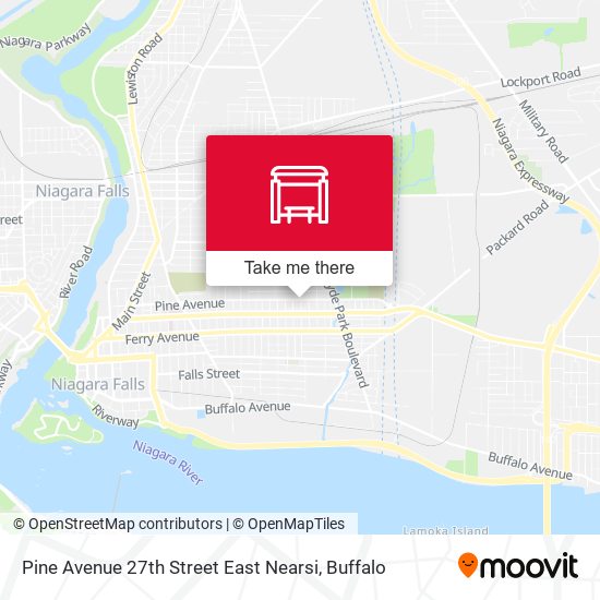 Pine Avenue 27th Street East Nearsi map
