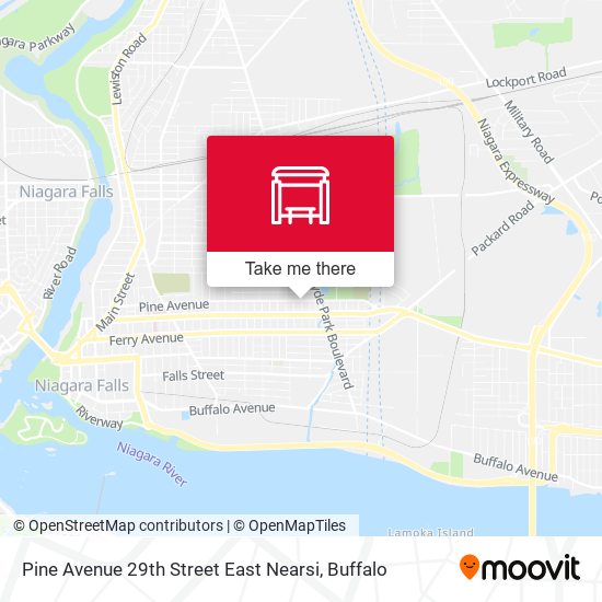 Pine Avenue 29th Street East Nearsi map