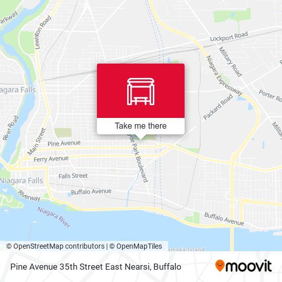 Pine Avenue 35th Street East Nearsi map