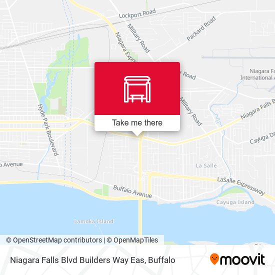 Niagara Falls Blvd Builders Way Eas map