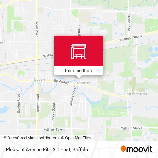 Pleasant Avenue Rite Aid East map