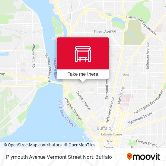 Plymouth Avenue Vermont Street Nort map
