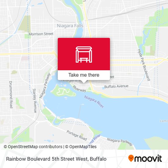 Mapa de Rainbow Boulevard 5th Street West