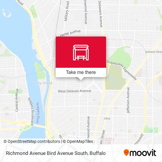 Mapa de Richmond Avenue Bird Avenue South