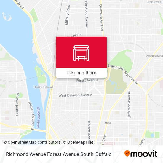 Richmond Avenue Forest Avenue South map
