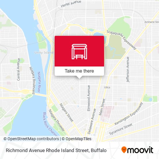 Richmond Avenue Rhode Island Street map