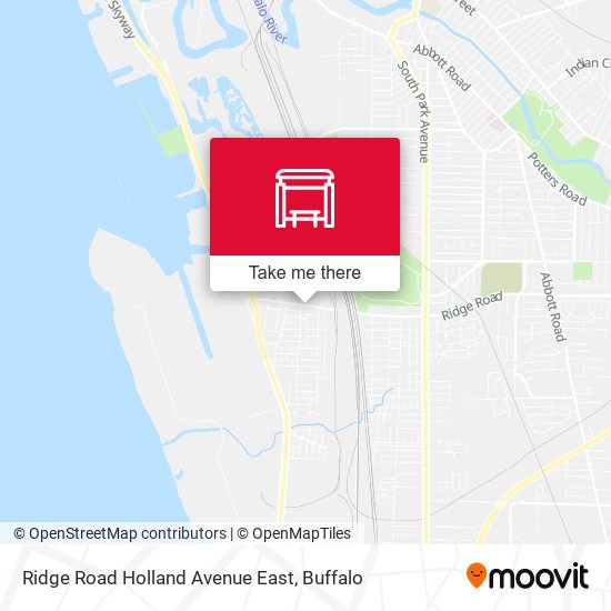 Ridge Road Holland Avenue East map