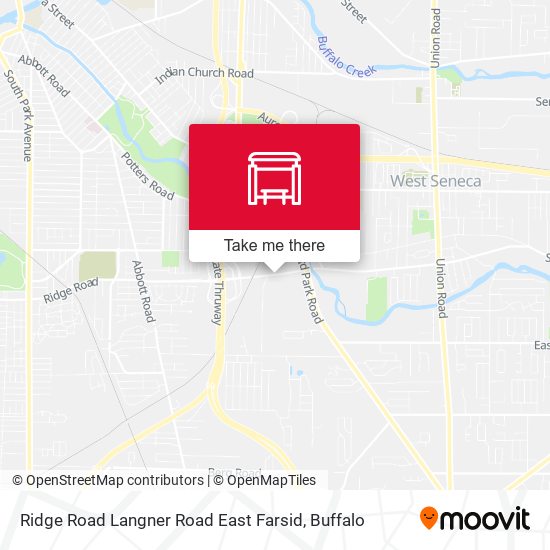 Ridge Road Langner Road East Farsid map