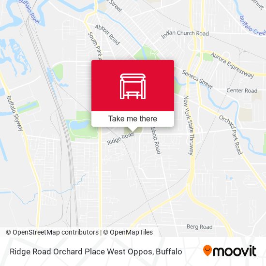 Ridge Road Orchard Place West Oppos map
