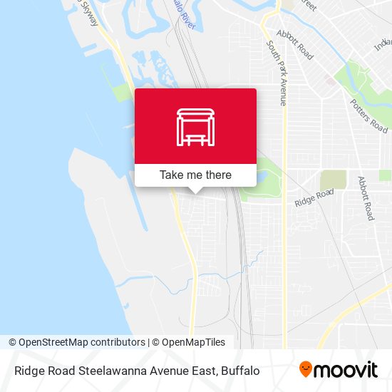 Mapa de Ridge Road Steelawanna Avenue East