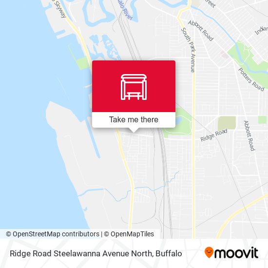 Ridge Road Steelawanna Avenue North map