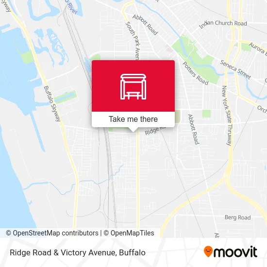 Ridge Road & Victory Avenue map