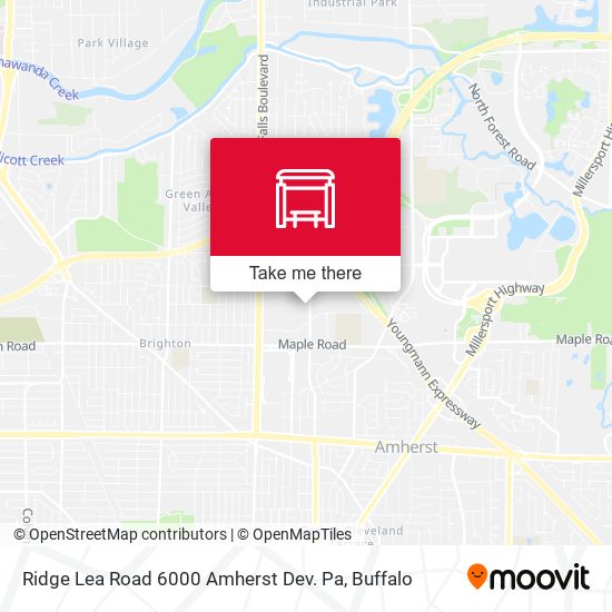 Ridge Lea Road 6000 Amherst Dev. Pa map