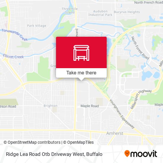 Ridge Lea Road Otb Driveway West map