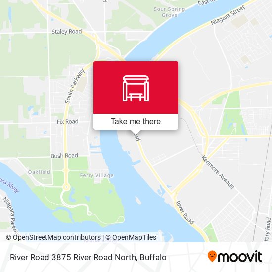 River Road 3875 River Road North map