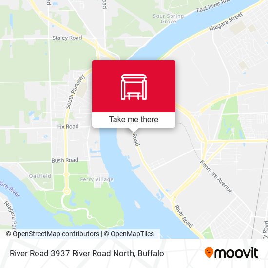 Mapa de River Road 3937 River Road North