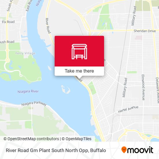 River Road Gm Plant South North Opp map