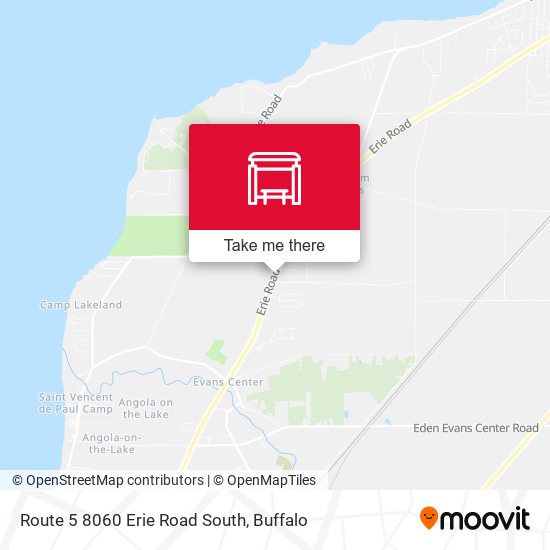 Route 5 8060 Erie Road South map
