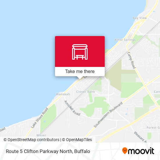 Mapa de Route 5 Clifton Parkway North