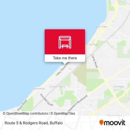 Route 5 & Rodgers Road map