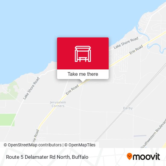 Route 5 Delamater Rd North map