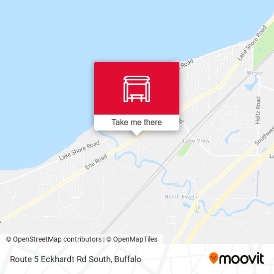 Route 5 Eckhardt Rd South map