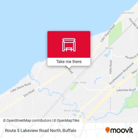 Mapa de Route 5 Lakeview Road North