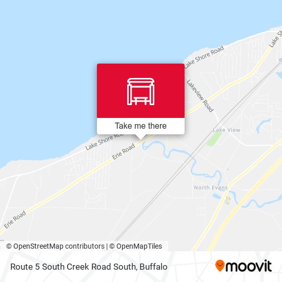 Mapa de Route 5 South Creek Road South