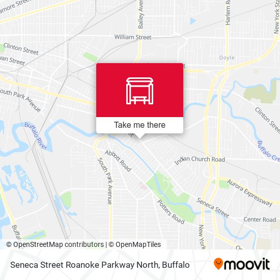 Seneca Street Roanoke Parkway North map