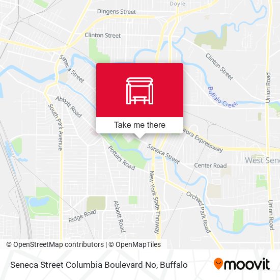 Seneca Street Columbia Boulevard No map