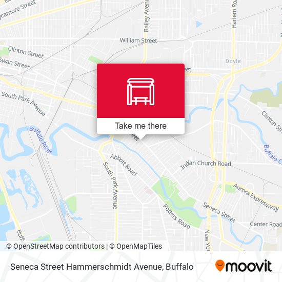 Mapa de Seneca Street Hammerschmidt Avenue