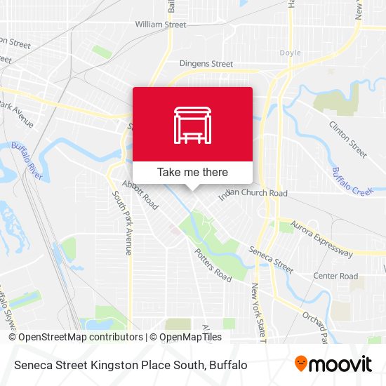 Mapa de Seneca Street Kingston Place South