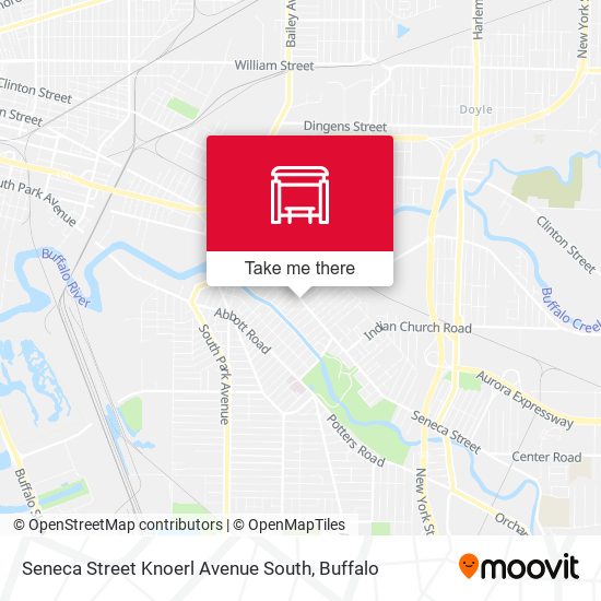 Seneca Street Knoerl Avenue South map
