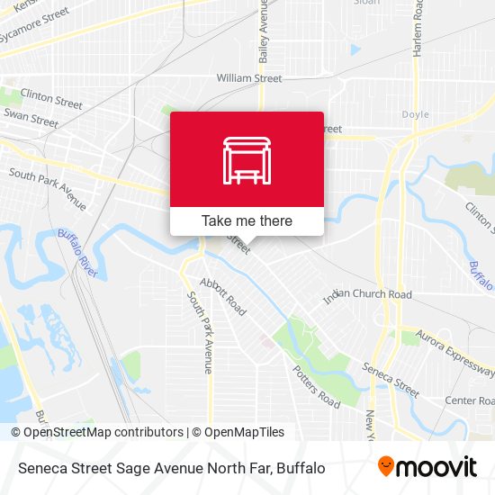 Seneca Street Sage Avenue North Far map