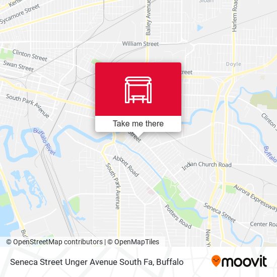 Seneca Street Unger Avenue South Fa map