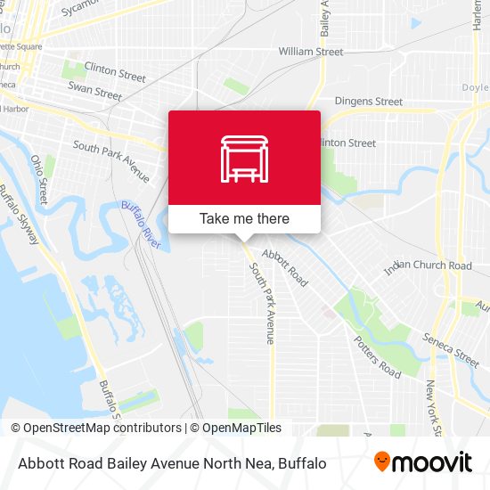 Mapa de Abbott Road Bailey Avenue North Nea