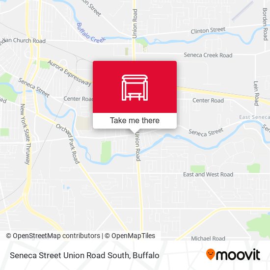 Mapa de Seneca Street Union Road South