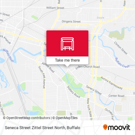 Mapa de Seneca Street Zittel Street North