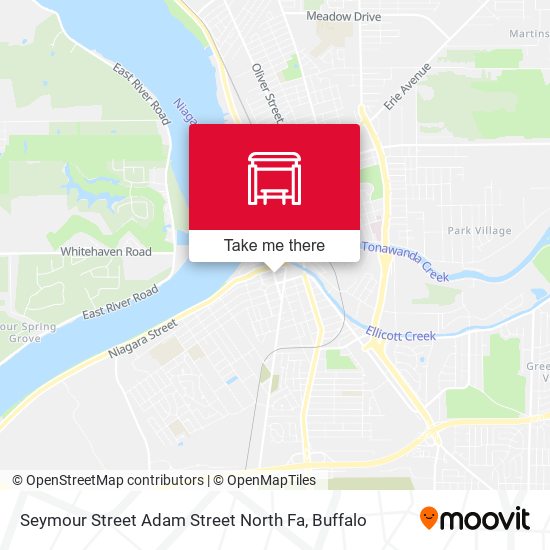 Mapa de Seymour Street Adam Street North Fa