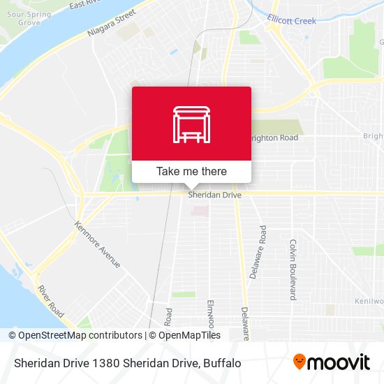 Sheridan Drive 1380 Sheridan Drive map